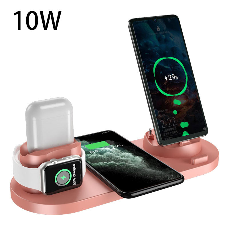 6 In 1 WIRELESS Charging Dock Station